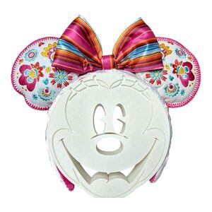 Disney Epcot World Showcase Mexico Embroided Minnie Ears Headband NWOT